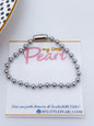 Bolita  silver 4mm